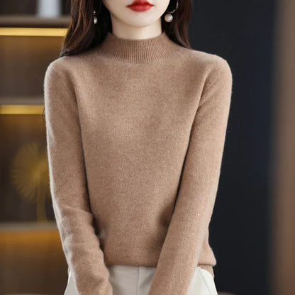 Carlotta – Stilfuld Pullover med Fletmønster