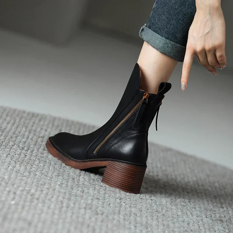 Ludovica – Stiefeletter i Vintage-look