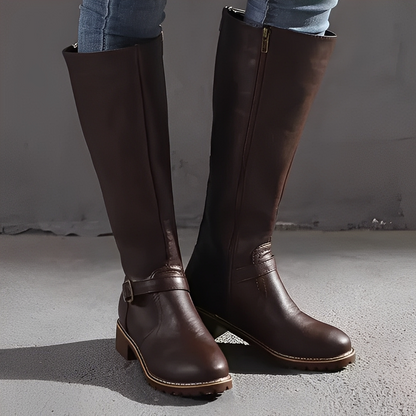 Livie - Læder ortopædiske støvler af høj kvalitet til kvinder