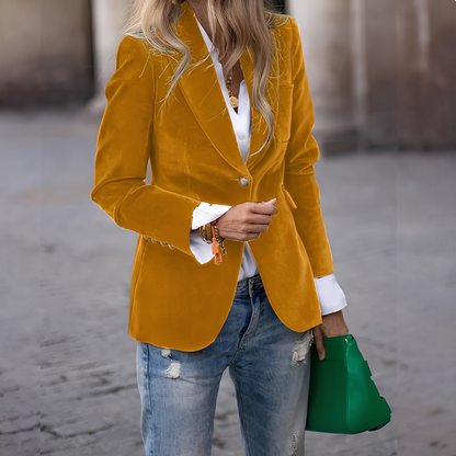Lyliane - Klassisk afslappet knappet jakke til kvinder