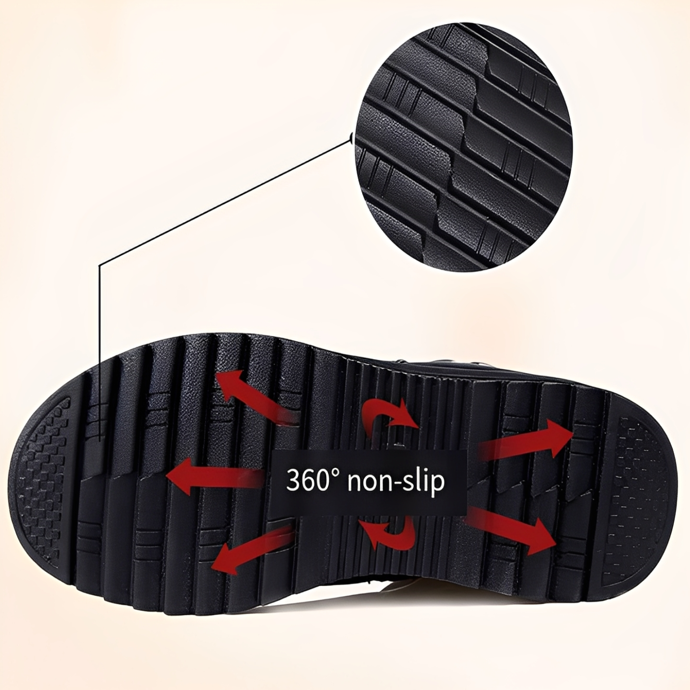 Fien - Ortopædiske støvler i ægte læder til kvinder