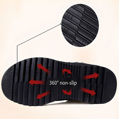 Fien - Ortopædiske støvler i ægte læder til kvinder