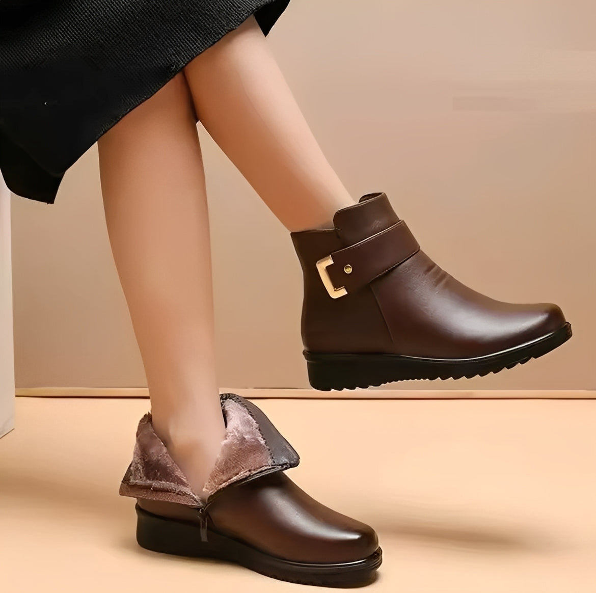 Gabriella - Stilfulde, med fleece-forede støvler til damer