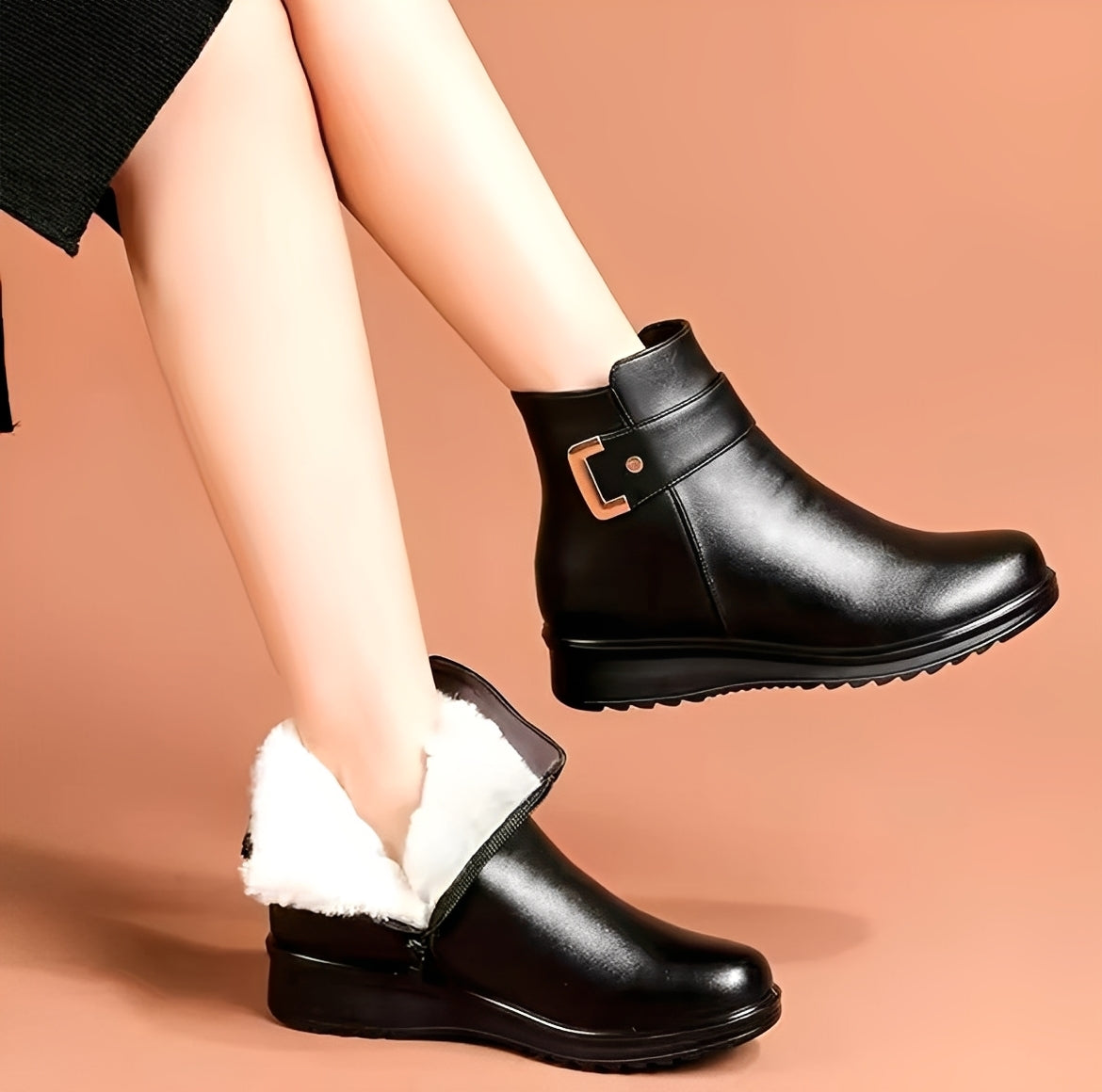 Gabriella - Stilfulde, med fleece-forede støvler til damer