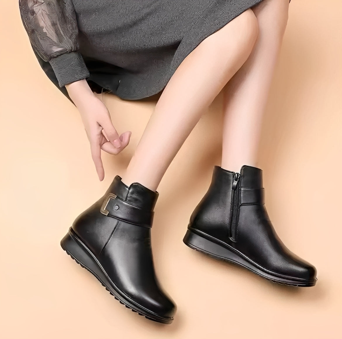 Gabriella - Stilfulde, med fleece-forede støvler til damer