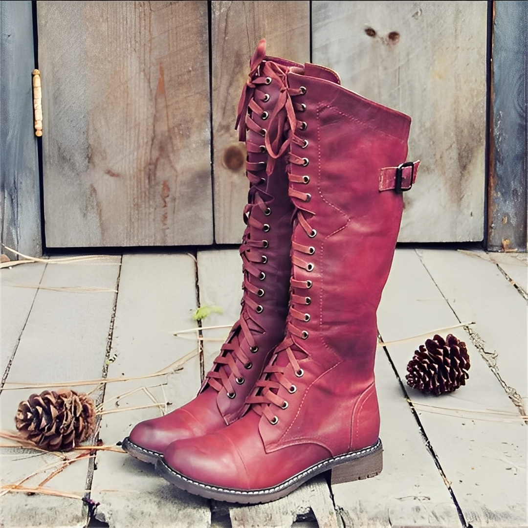 Désirée - Elegante støvler med snøre til kvinder